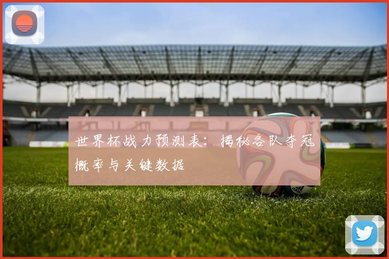 世界杯战力预测表：揭秘各队夺冠概率与关键数据